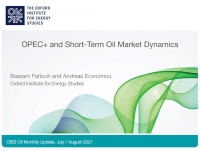 OIES: OPEC+ and Short-Term Oil Market Dynamics - July 2021 - eng (pdf)