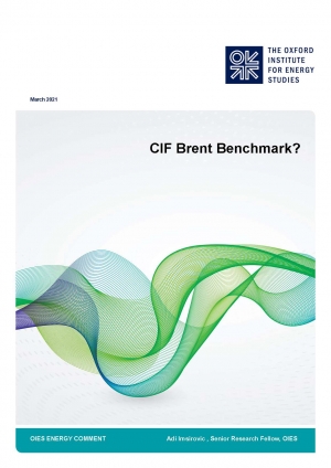 OIES: CIF Brent Benchmark? - March 2021 - eng (pdf)