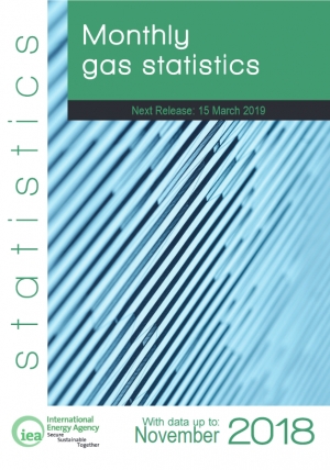 IEA: Monthly Natural Gas Statistics - February 2019 (data for November 2018) - eng (pdf, xls)