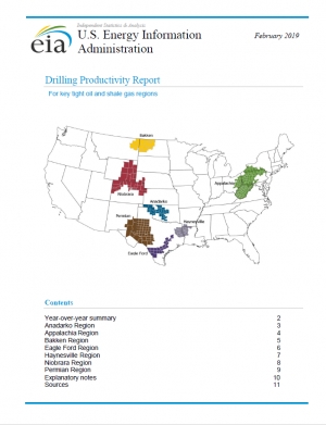 EIA: Drilling Productivity Report - February 2019 - eng (pdf)