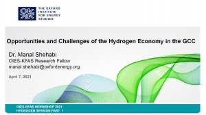 OIES: The Case of Hydrogen in the Gulf States: Opportunities and Challenges - April 2021 - eng (pdf)