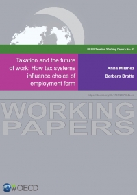OECD: Taxation and the future of work: How tax systems influence choice of employment form - March 2019 - eng (pdf)