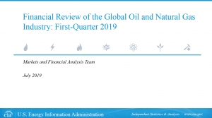 EIA: Financial Review of the Global Oil and Natural Gas Industry: 1st Quarter 2019 - eng (pdf)
