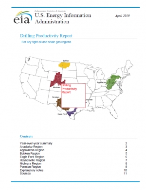 EIA: Drilling Productivity Report - April 2019 - eng (pdf)