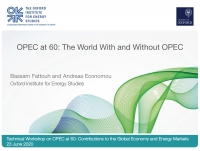 OIES: OPEC at 60: The World With and Without OPEC - June 2020 - eng (pdf)