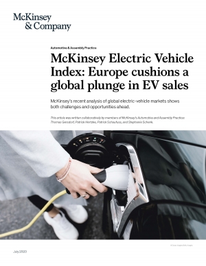 McKinsey: McKinsey Electric Vehicle Index: Europe cushions a global plunge in EV sales - July 2020 - eng (pdf)