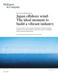 McKinsey: Japan offshore wind: The ideal moment to build a vibrant industry - August 2020 - eng (pdf)