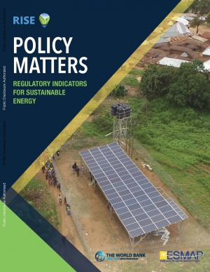 World Bank: Policy Matters : Regulatory Indicators for Sustainable Energy - December 2018 - eng (pdf)