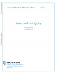 World Bank: Robots and Export Quality - May 2021 - eng (pdf)