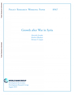 World Bank: Growth after War in Syria - August 2019 - eng (pdf)