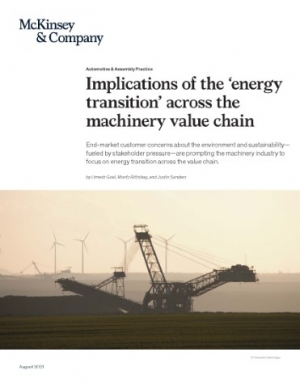 McKinsey: Implications of the ‘energy transition’ across the machinery value chain - August 2021 - eng (pdf)