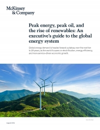 McKinsey: Peak energy, peak oil, and the rise of renewables: An executive’s guide to the global energy system - August 2019 - eng (pdf)