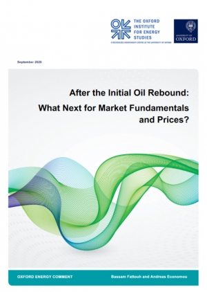 OIES: After the Initial Oil Rebound: What Next for Market Fundamentals and Prices? - September 2020 - eng (pdf)