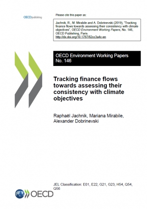 OECD: Tracking finance flows towards assessing their consistency with climate objectives - March 2019 - eng (pdf)