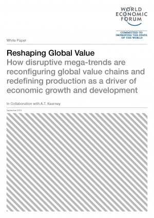 WEF: Reshaping Global Value How disruptive mega-trends are reconfiguring global value chains and redefining production as a driver of economic growth and development - September 2019 - eng (pdf)